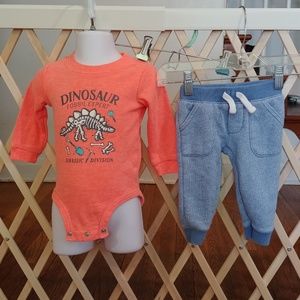 Carter's Shirts & Tops - ☀9m Carter's dinosaur sweatpants outfit☀ Carter's Shirts & Tops - ☀9m Carter's dinosaur sweatpants outfit☀